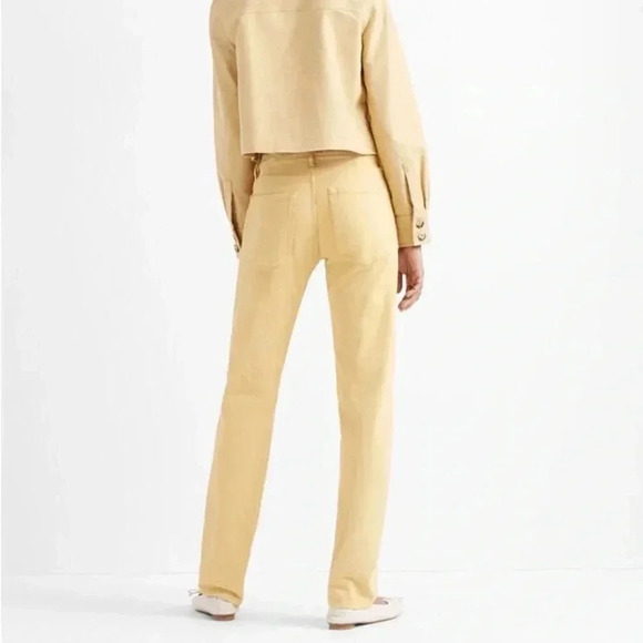 Club Monaco 28” Relaxed Slim Yellow Jeans - Picture 3 of 8